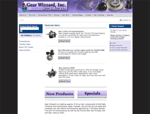 Tablet Screenshot of gearwizzard.com